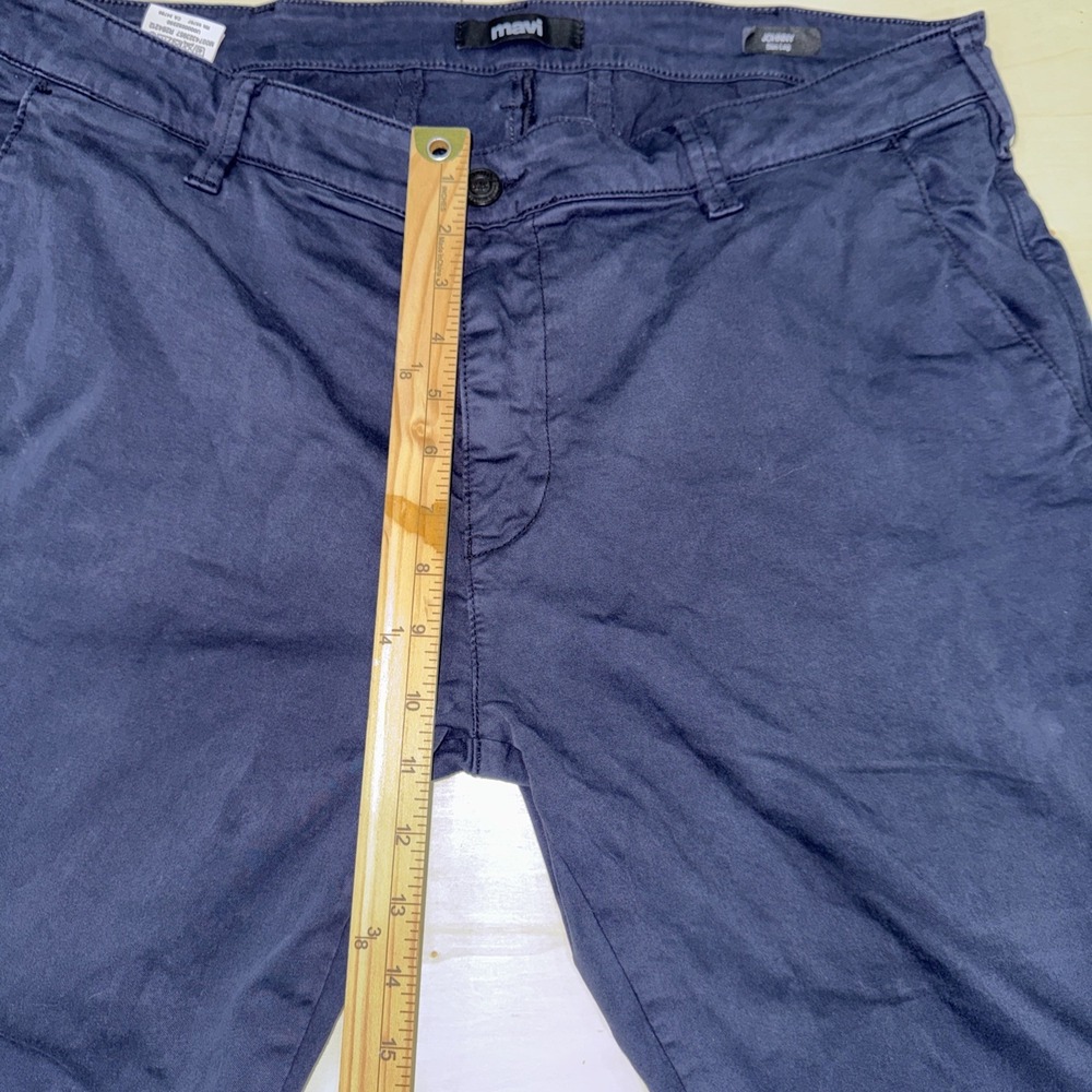 Mavi Johnny Slim Leg Chino Pants Navy Blue Men's Size 38/28 - Picture 8 of 11